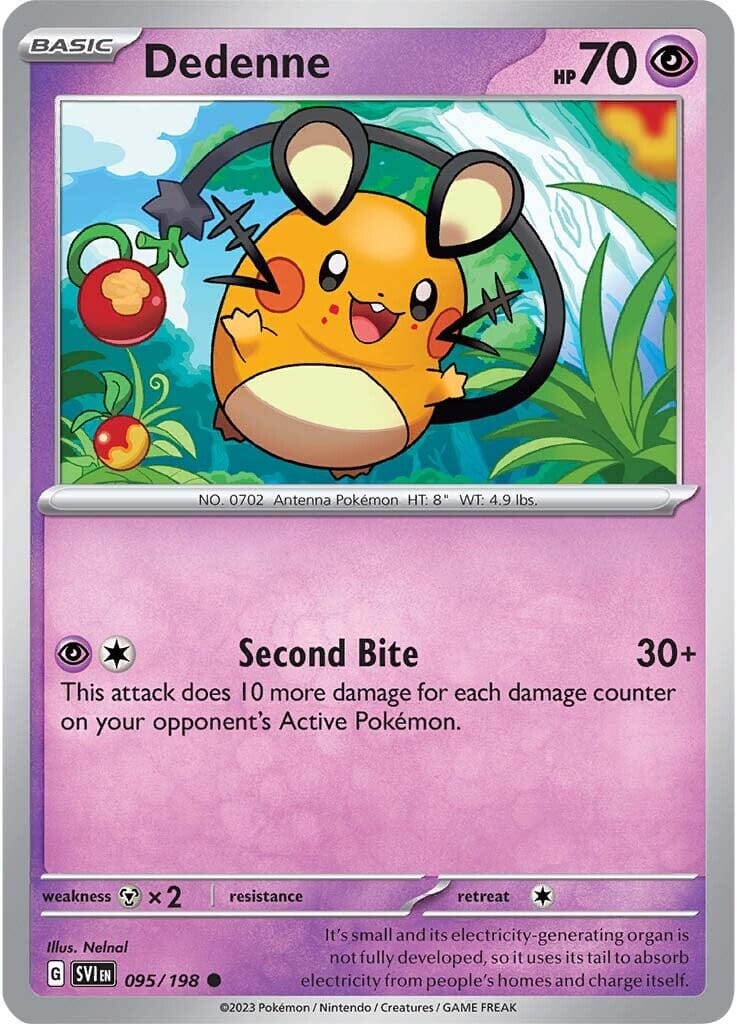 Dedenne (095/198) [Scarlet & Violet: Base Set] Pokemon Single Pokémon  | Multizone: Comics And Games