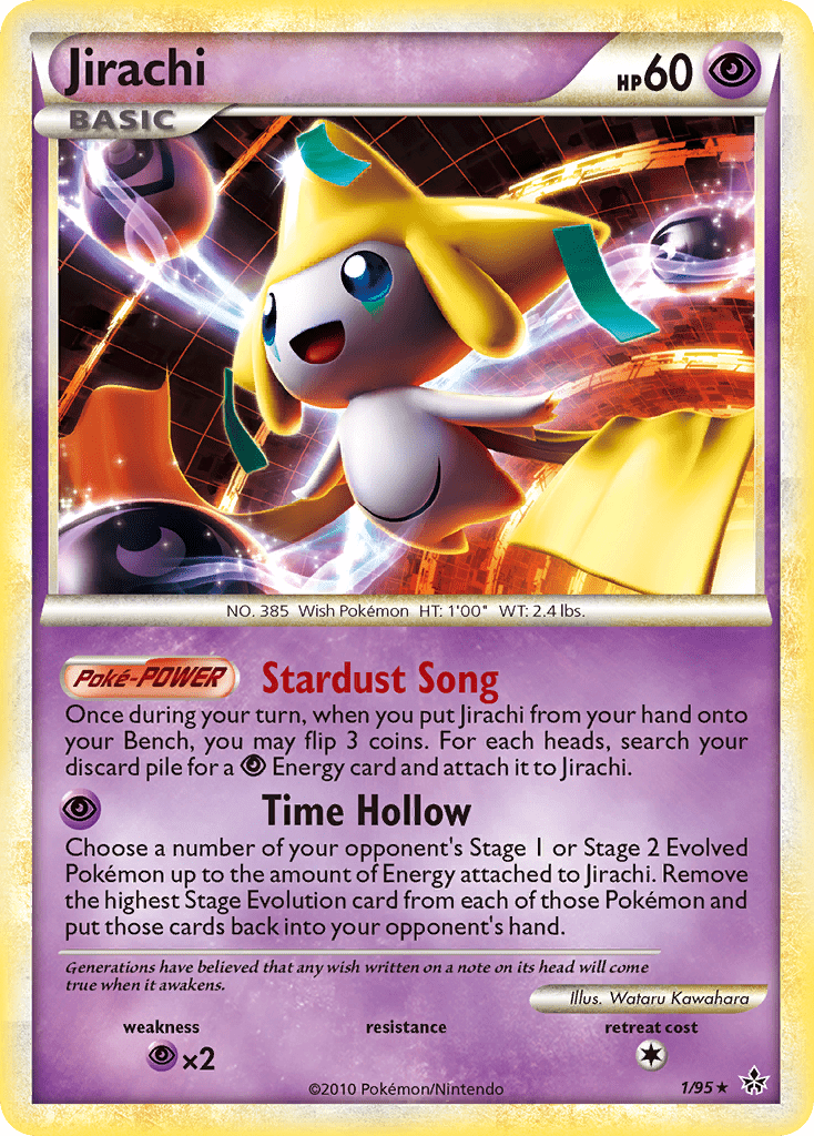 Jirachi (1/95) [HeartGold & SoulSilver: Unleashed] Pokemon Single Pokémon  | Multizone: Comics And Games