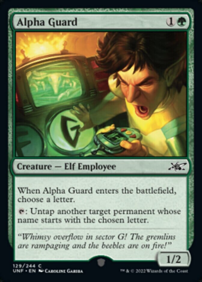 Alpha Guard [Unfinity] MTG Single Magic: The Gathering  | Multizone: Comics And Games