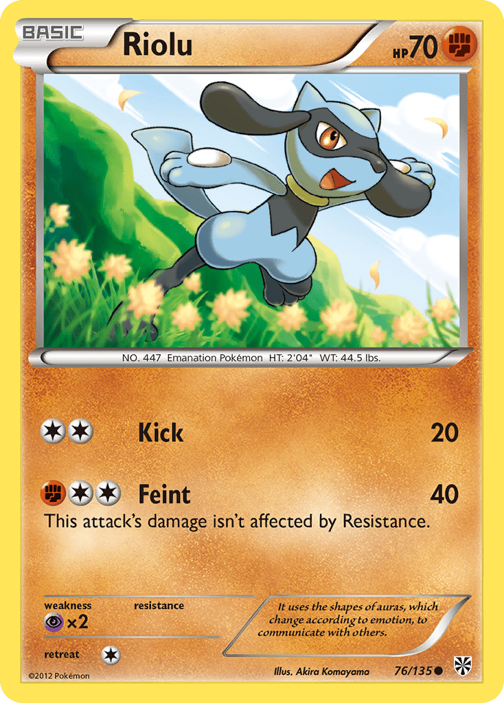 Riolu (76/135) [Black & White: Plasma Storm] Pokemon Single Pokémon  | Multizone: Comics And Games