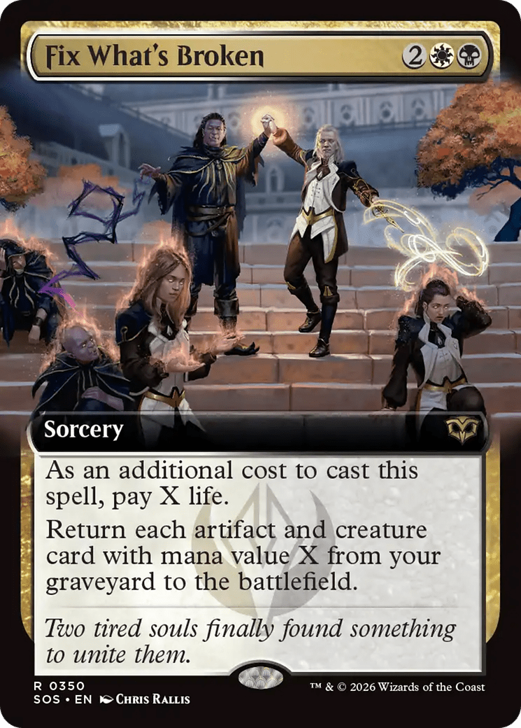 Fix What's Broken (Extended Art) [Secrets of Strixhaven] MTG Single Magic: The Gathering  | Multizone: Comics And Games