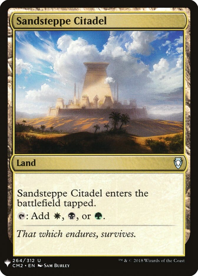 Sandsteppe Citadel [Mystery Booster] MTG Single Magic: The Gathering  | Multizone: Comics And Games