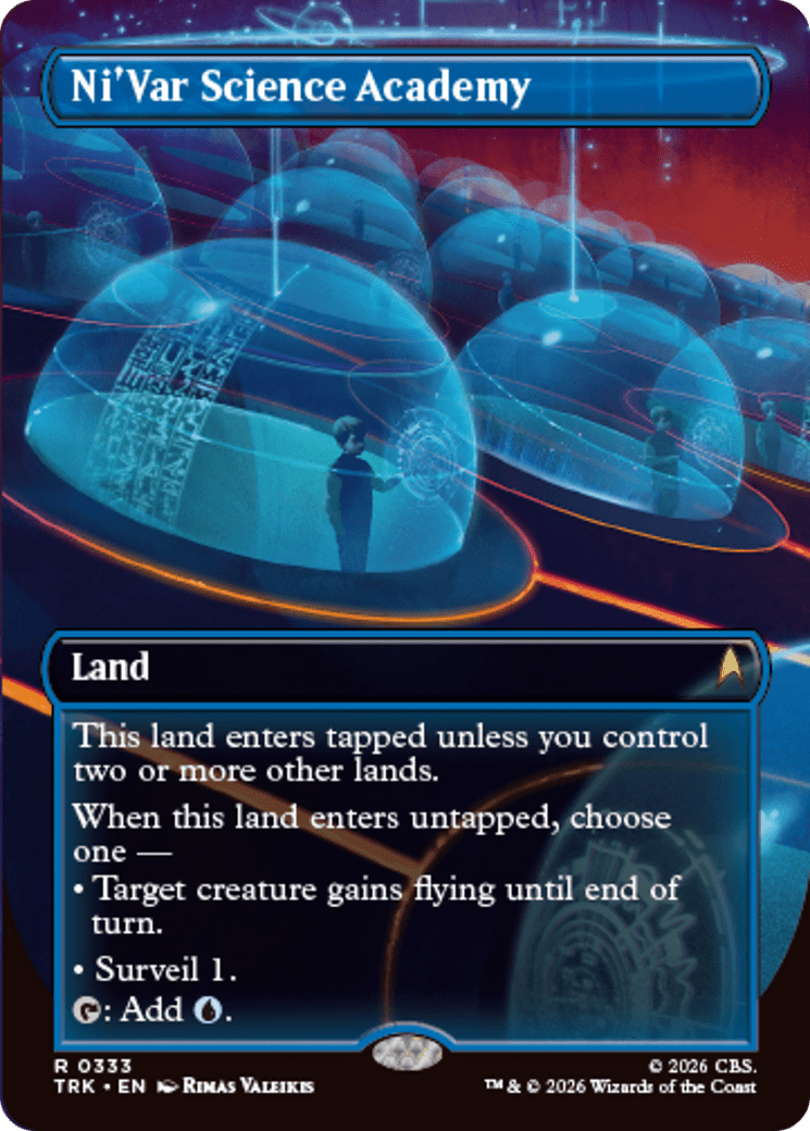 Ni'Var Science Academy (Borderless) [Star Trek] MTG Single Magic: The Gathering  | Multizone: Comics And Games