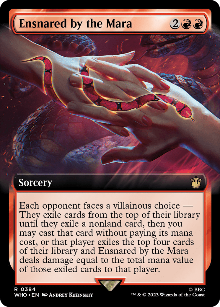 Ensnared by the Mara (Extended Art) [Doctor Who] MTG Single Magic: The Gathering  | Multizone: Comics And Games