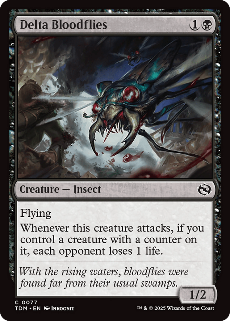 Delta Bloodflies [Tarkir: Dragonstorm] MTG Single Magic: The Gathering  | Multizone: Comics And Games