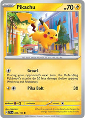 Pikachu (062/193) [Scarlet & Violet: Paldea Evolved] | Multizone: Comics And Games