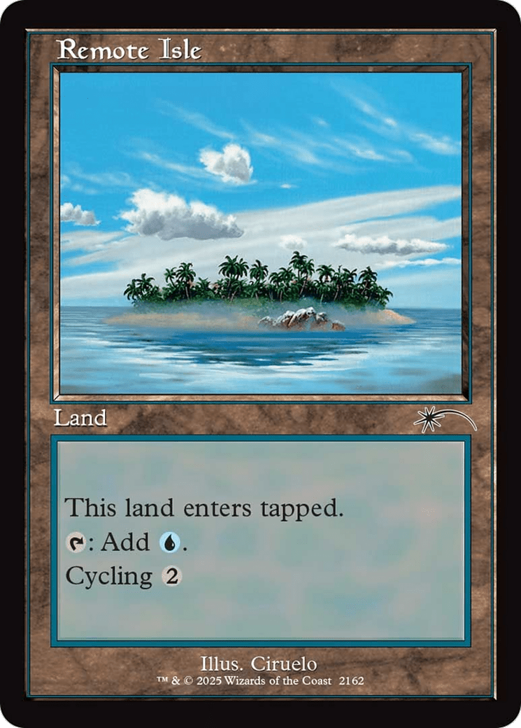 Remote Isle (Retro Frame) [Secret Lair Drop Series] MTG Single Magic: The Gathering  | Multizone: Comics And Games