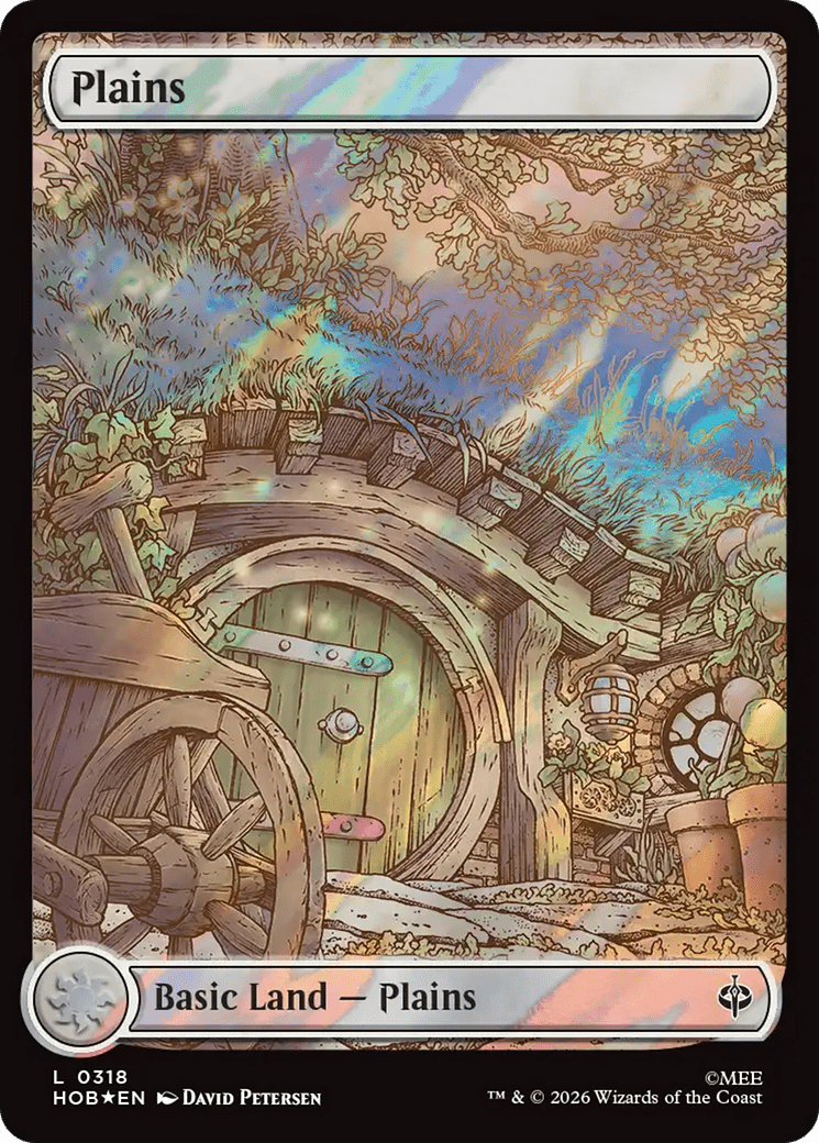 Plains (0318) (Surge Foil) [The Hobbit] MTG Single Magic: The Gathering  | Multizone: Comics And Games