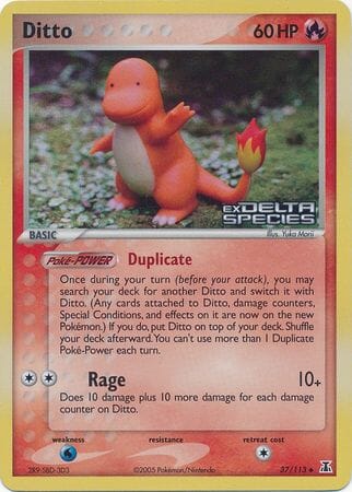 Ditto (37/113) (Stamped) [EX: Delta Species] Pokemon Single Pokémon  | Multizone: Comics And Games