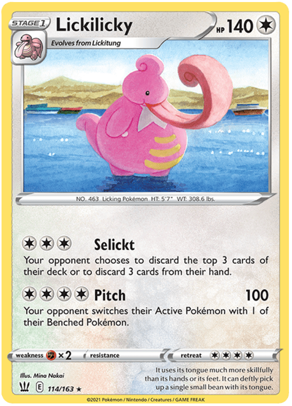 Lickilicky (114/163) [Sword & Shield: Battle Styles] | Multizone: Comics And Games