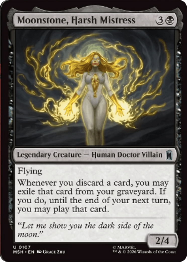 Moonstone, Harsh Mistress [Marvel Super Heroes] MTG Single Magic: The Gathering  | Multizone: Comics And Games