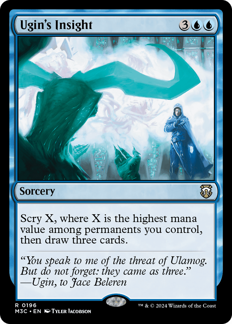 Ugin's Insight (Ripple Foil) [Modern Horizons 3 Commander] MTG Single Magic: The Gathering  | Multizone: Comics And Games
