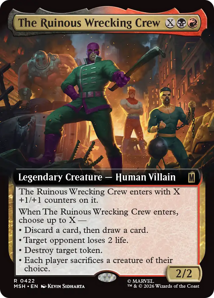 The Ruinous Wrecking Crew (Extended Art) [Marvel Super Heroes] | Multizone: Comics And Games