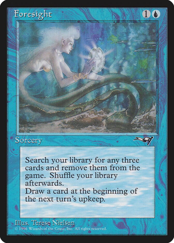 Foresight (Sea Floor) [Alliances] MTG Single Magic: The Gathering  | Multizone: Comics And Games