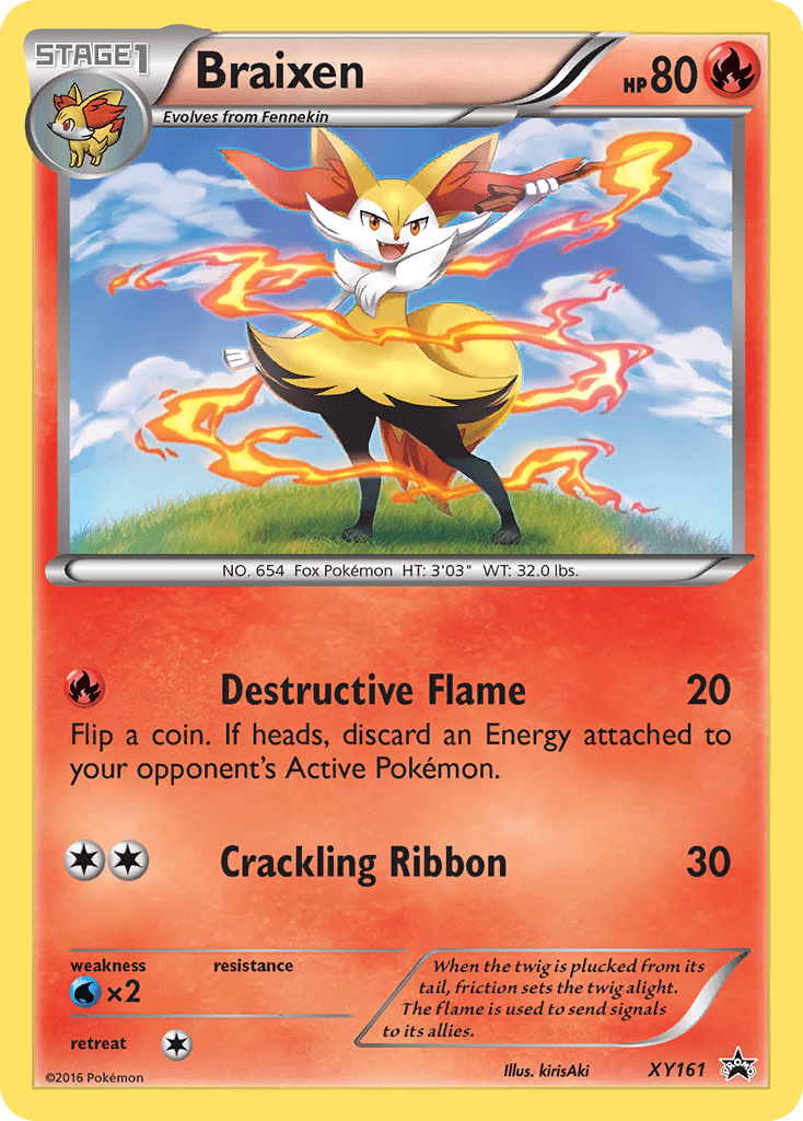 Braixen (XY161) [XY: Black Star Promos] Pokemon Single Pokémon  | Multizone: Comics And Games