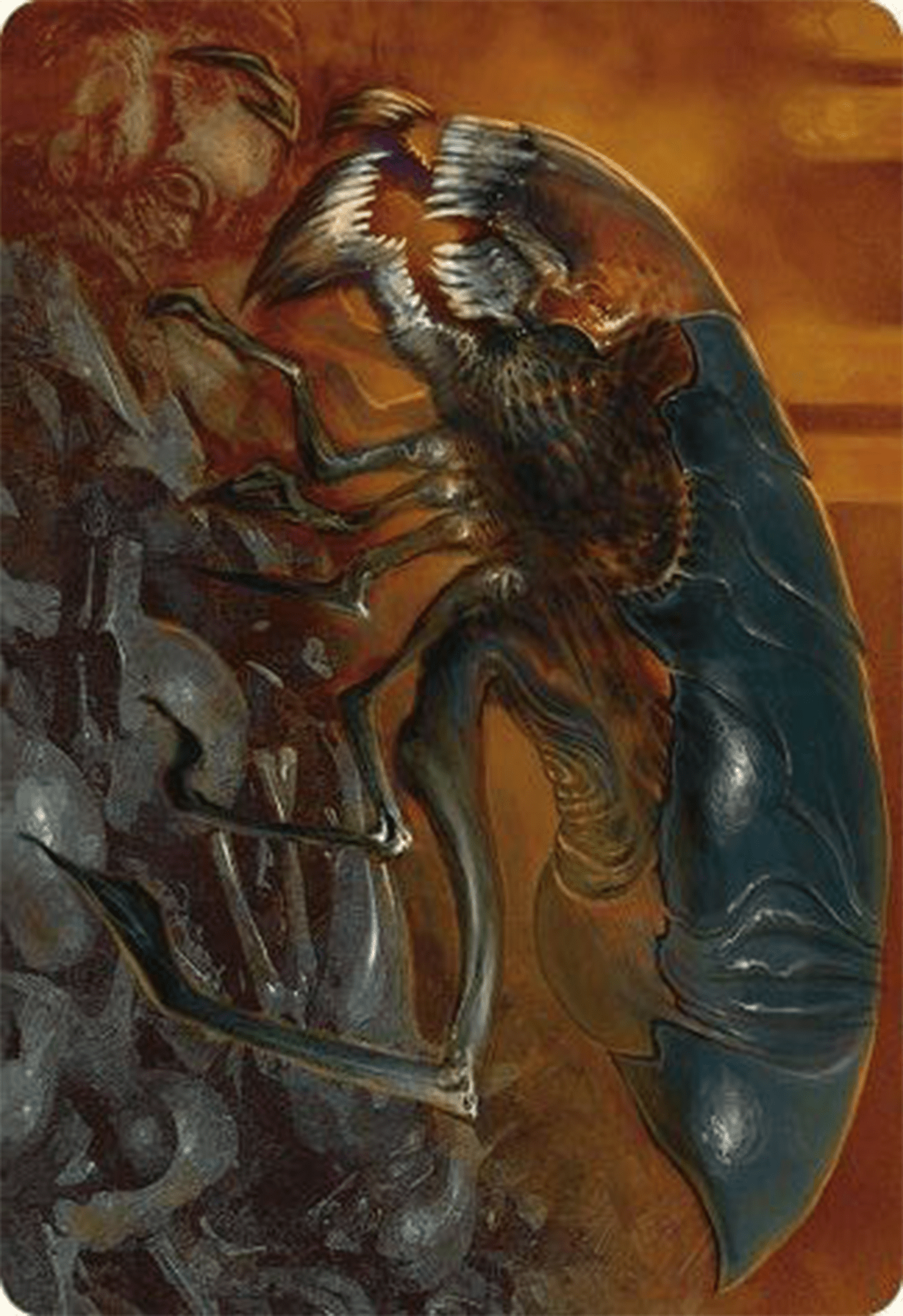 Cranial Ram Art Card [Modern Horizons 3 Art Series] MTG Single Magic: The Gathering  | Multizone: Comics And Games