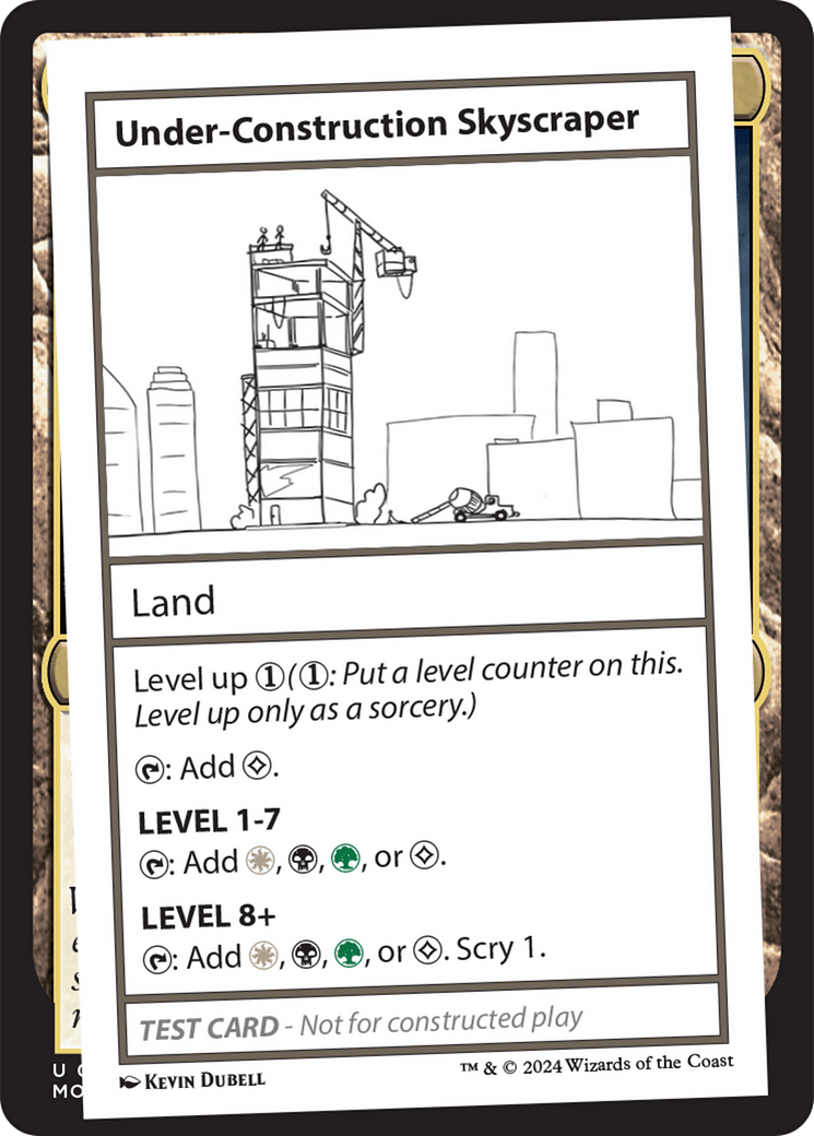 Under-Construction Skyscraper [Mystery Booster 2 Playtest Cards] MTG Single Magic: The Gathering  | Multizone: Comics And Games