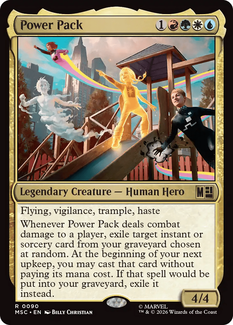 Power Pack (Surge Foil) [Marvel Super Heroes Commander] MTG Single Magic: The Gathering  | Multizone: Comics And Games
