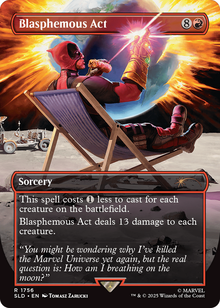 Blasphemous Act (1756) [Secret Lair Drop Series] MTG Single Magic: The Gathering  | Multizone: Comics And Games