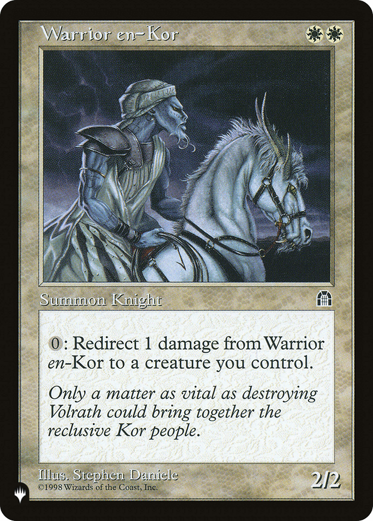 Warrior en-Kor [The List] MTG Single Magic: The Gathering  | Multizone: Comics And Games