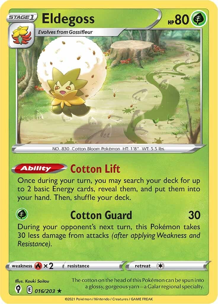Eldegoss (016/203) (Theme Deck Exclusive) [Sword & Shield: Evolving Skies] Pokemon Single Pokémon  | Multizone: Comics And Games