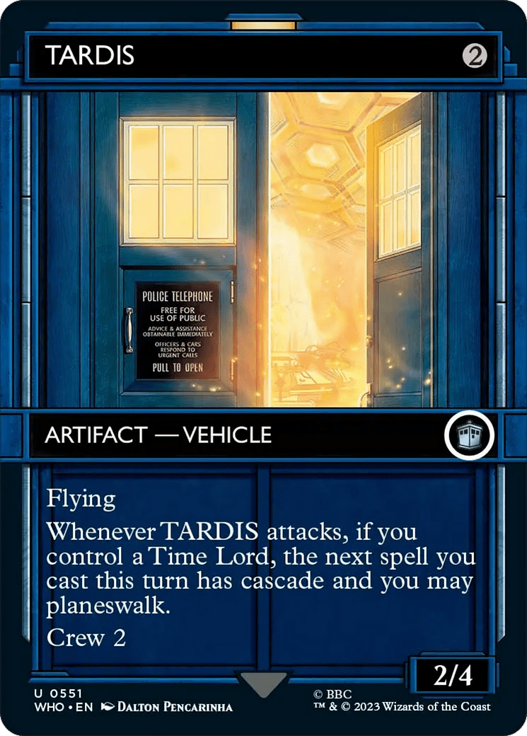 TARDIS (Showcase) [Doctor Who] MTG Single Magic: The Gathering  | Multizone: Comics And Games