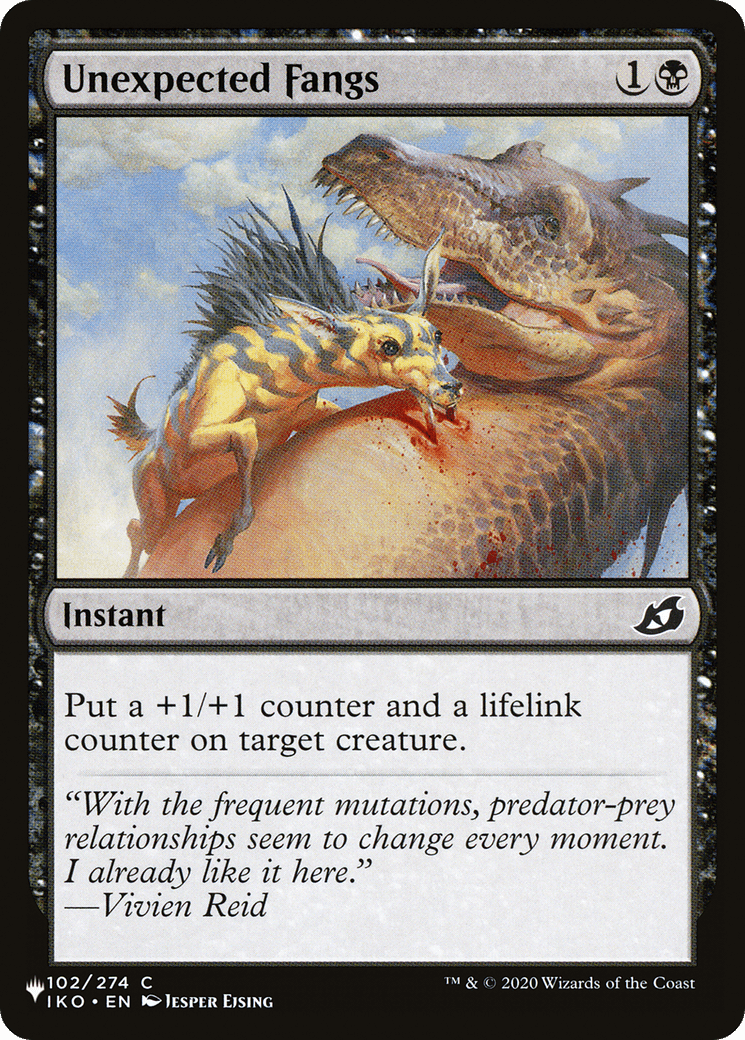 Unexpected Fangs [The List] MTG Single Magic: The Gathering  | Multizone: Comics And Games