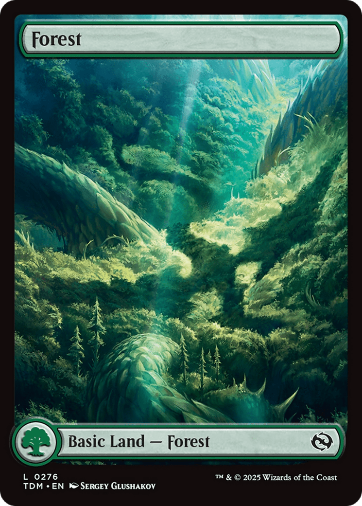 Forest (0276) [Tarkir: Dragonstorm] MTG Single Magic: The Gathering  | Multizone: Comics And Games