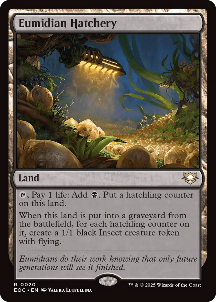 Eumidian Hatchery [Edge of Eternities Commander] MTG Single Magic: The Gathering  | Multizone: Comics And Games