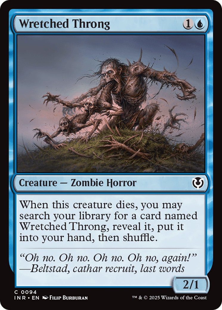 Wretched Throng [Innistrad Remastered] MTG Single Magic: The Gathering  | Multizone: Comics And Games