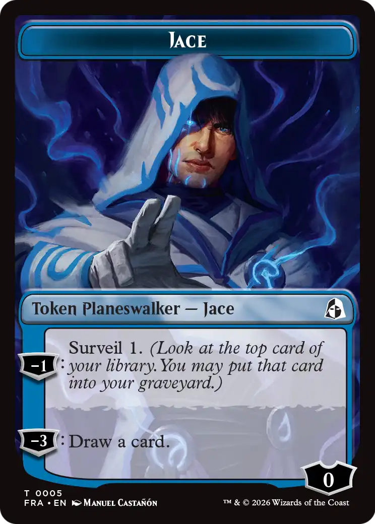 Illusion // Jace Double-Sided Token [Reality Fracture Tokens] | Multizone: Comics And Games