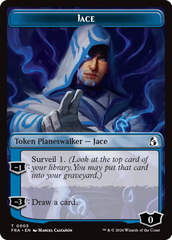 Spirit // Jace Double-Sided Token [Reality Fracture Commander Tokens] | Multizone: Comics And Games