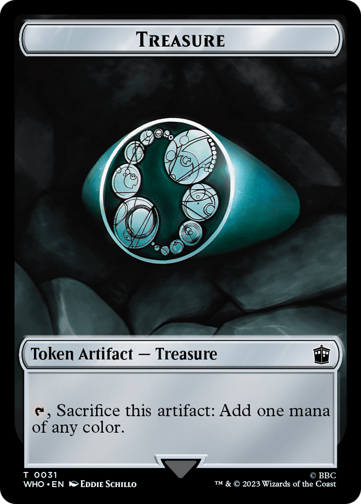 Copy // Treasure (0031) Double-Sided Token [Doctor Who Tokens] MTG Single Magic: The Gathering  | Multizone: Comics And Games