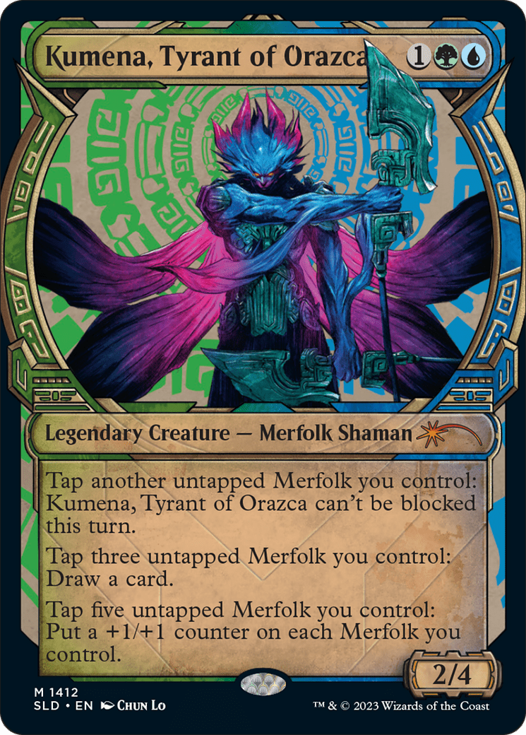 Kumena, Tyrant of Orazca [Secret Lair Drop Series] MTG Single Magic: The Gathering  | Multizone: Comics And Games
