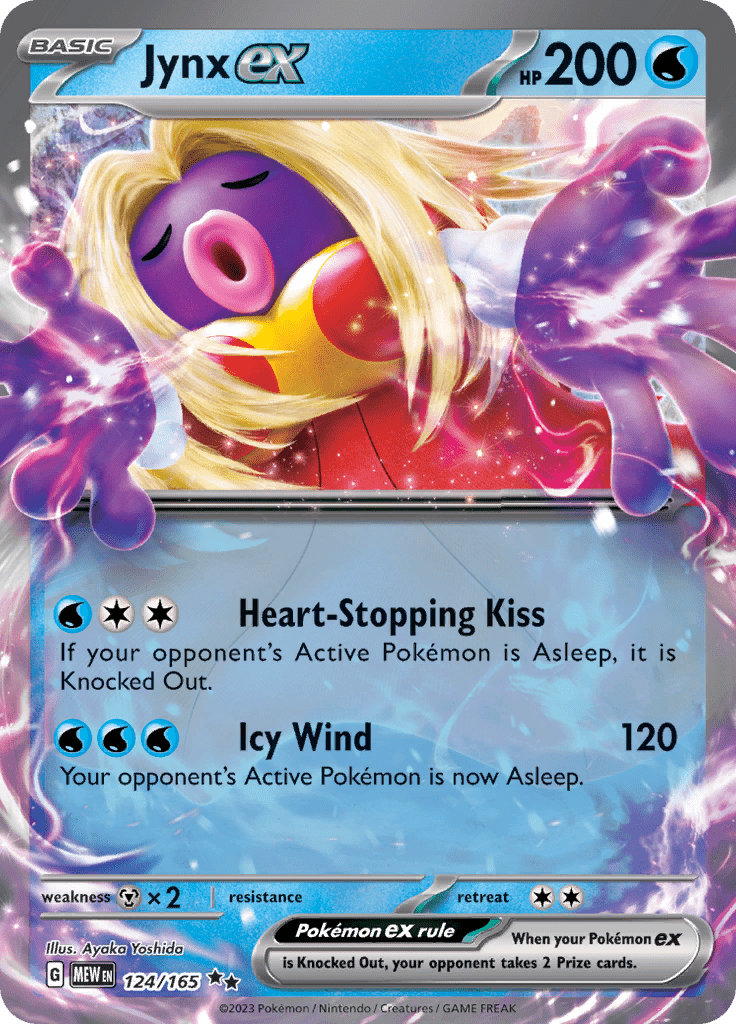 Jynx ex (124/165) [Scarlet & Violet 151] Pokemon Single Pokémon  | Multizone: Comics And Games