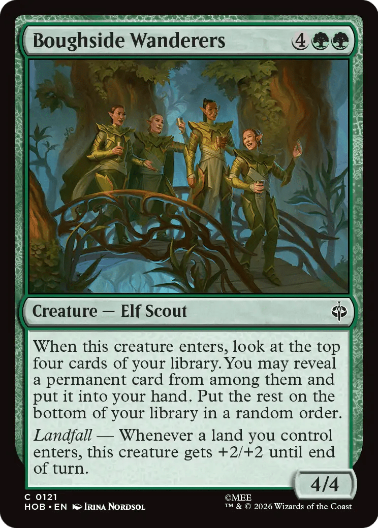 Boughside Wanderers [The Hobbit] MTG Single Magic: The Gathering  | Multizone: Comics And Games