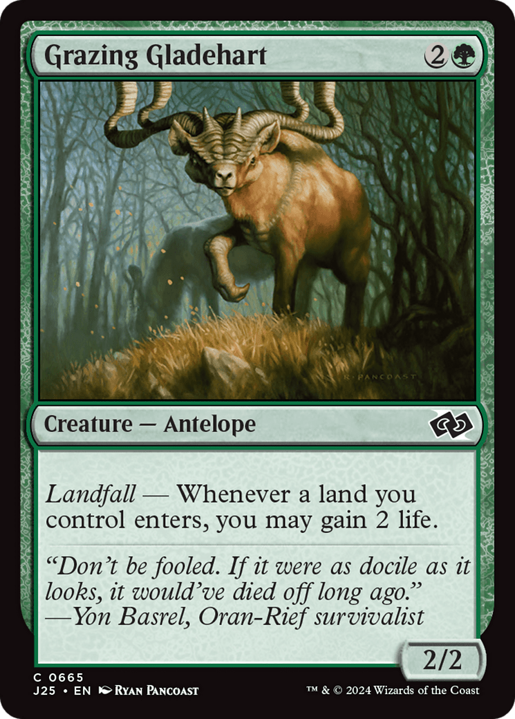 Grazing Gladehart [Foundations Jumpstart] MTG Single Magic: The Gathering  | Multizone: Comics And Games