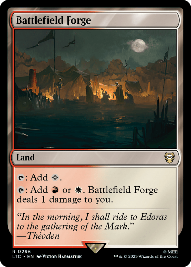 Battlefield Forge [The Lord of the Rings: Tales of Middle-Earth Commander] MTG Single Magic: The Gathering  | Multizone: Comics And Games