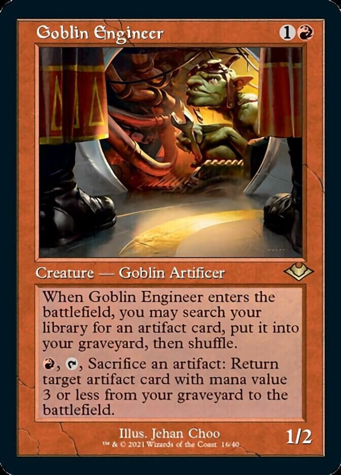 Goblin Engineer (Retro) [Modern Horizons] MTG Single Magic: The Gathering  | Multizone: Comics And Games