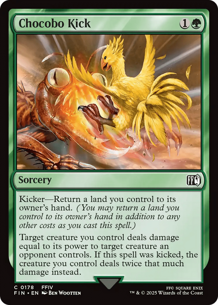 Chocobo Kick [FINAL FANTASY] MTG Single Magic: The Gathering  | Multizone: Comics And Games