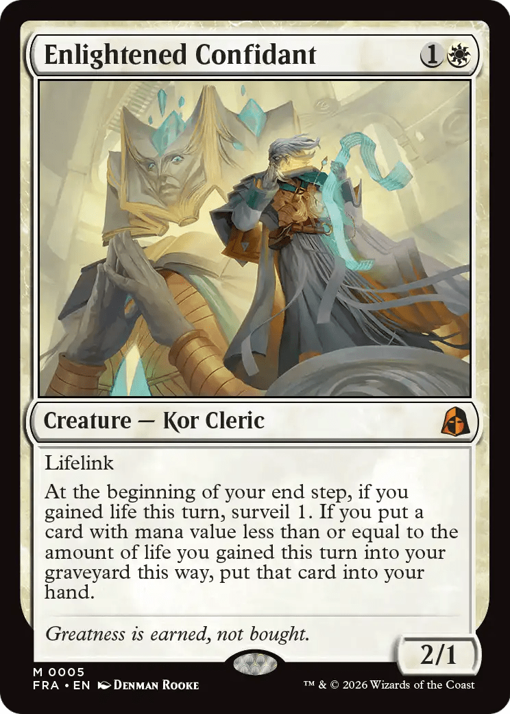 Enlightened Confidant [Reality Fracture] MTG Single Magic: The Gathering  | Multizone: Comics And Games