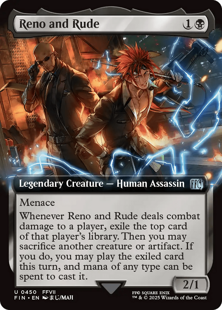 Reno and Rude (Extended Art) [FINAL FANTASY] MTG Single Magic: The Gathering  | Multizone: Comics And Games