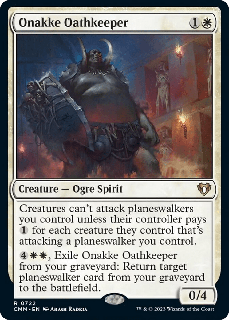 Onakke Oathkeeper [Commander Masters] MTG Single Magic: The Gathering  | Multizone: Comics And Games