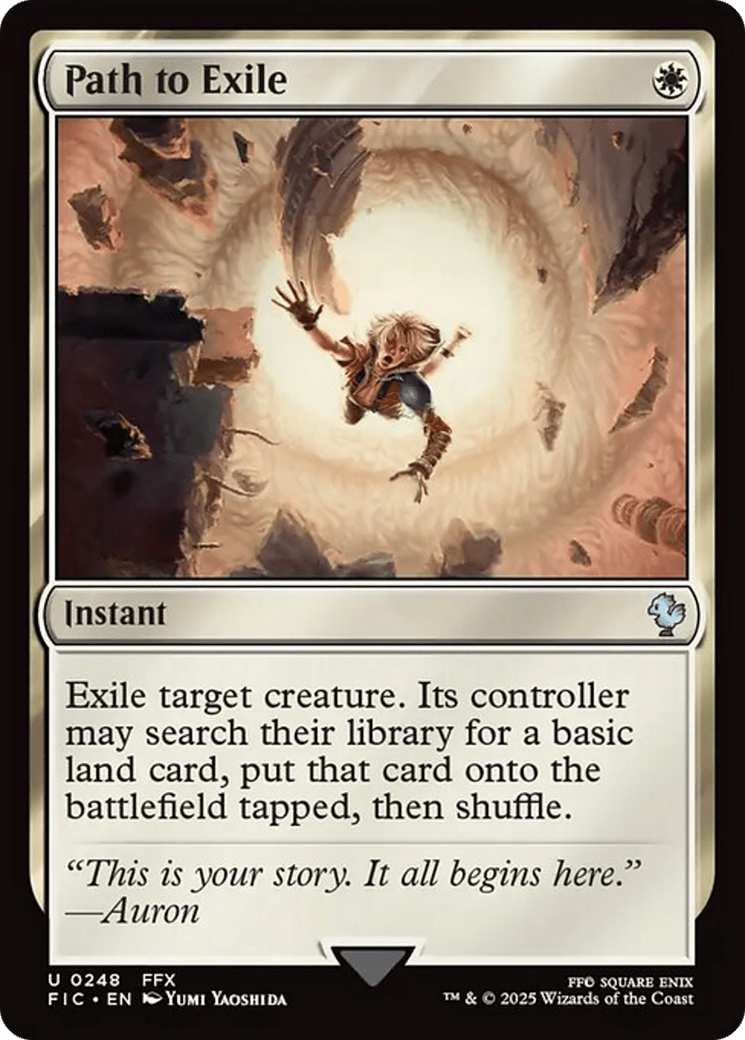 Path to Exile [FINAL FANTASY Commander] MTG Single Magic: The Gathering  | Multizone: Comics And Games