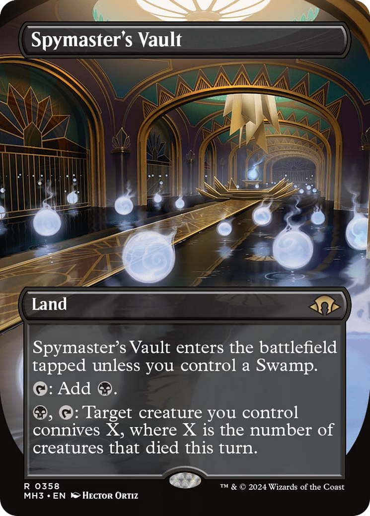 Spymaster's Vault (Borderless) [Modern Horizons 3] MTG Single Magic: The Gathering  | Multizone: Comics And Games