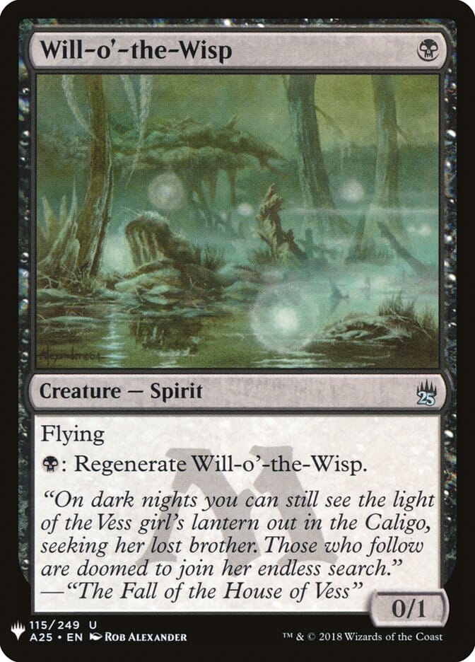 Will-o'-the-Wisp [Mystery Booster] MTG Single Magic: The Gathering  | Multizone: Comics And Games