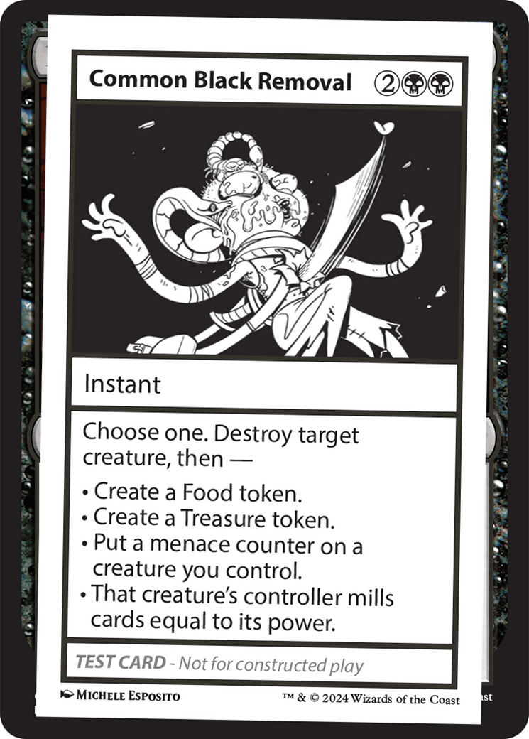 Common Black Removal [Mystery Booster 2 Playtest Cards] MTG Single Magic: The Gathering  | Multizone: Comics And Games