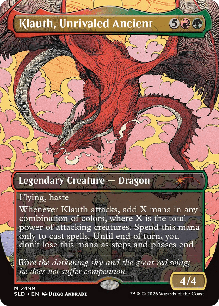 Klauth, Unrivaled Ancient [Secret Lair Drop Series] MTG Single Magic: The Gathering  | Multizone: Comics And Games