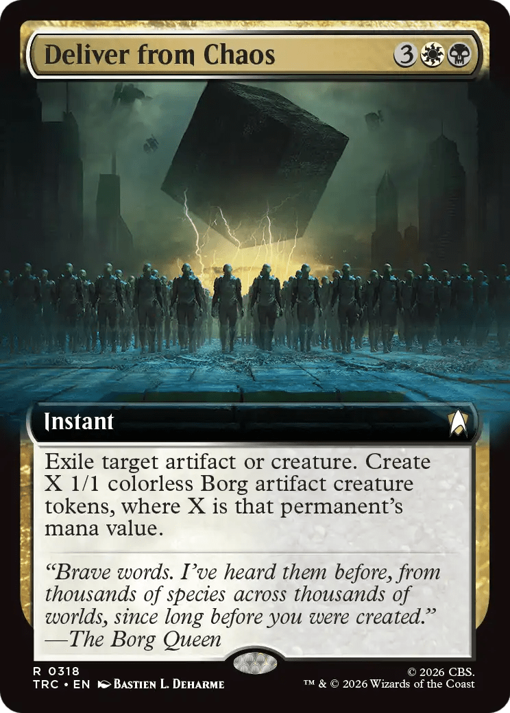 Deliver from Chaos (Extended Art) [Star Trek Commander] MTG Single Magic: The Gathering  | Multizone: Comics And Games