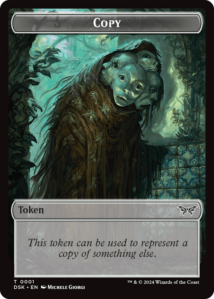 Horror // Copy Double-Sided Token [Duskmourn: House of Horror Tokens] MTG Single Magic: The Gathering  | Multizone: Comics And Games